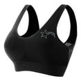 thumbnail image 2 of Women's Comfort Workout Sports Bra Low-Impact Activity Sleep Seamless Sports Bra Wirefree Yoga Bra With Removable Pads, 2 of 5