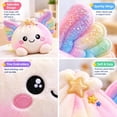 thumbnail image 4 of Giant Dumpling Pillow, Cute Plush Stuffed Steamed Bun with Steamer Box, Slow Rebound Decompression Fidget Pillow for Adult Stress Relief, 1 Pack, 4 of 7