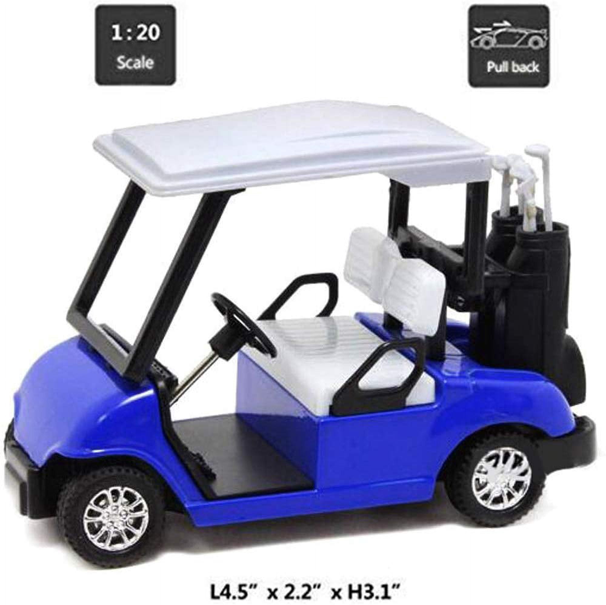 McMulligan's 4.5" Die-Cast Metal Golf Cart Toy 6pcs - Multicolor