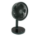 thumbnail image 3 of Ventilador de escritorio USB, ventilador de escritorio, ventilador de mesa portátil multifuncional 4, diseño aerodinámico, 3 of 8