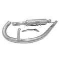 thumbnail image 1 of Fits Royal Enfield Bullet 500cc Short Exhaust Silencer And Pipe, 1 of 5