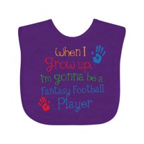 Inktastic Fantasy Football Player Future Boys or Girls Baby Bib