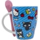 thumbnail image 3 of Juego De 2 Tazas Hello Kitty & Amigos De Porcelana Con Cuchara Sanrio,My Melody Kuromi Keroppi Badtz-Maru Pochacco Pompompurin Tazas para Bebidas Calientes, Capacidad 310 ml con Caja de Regalo, 3 of 8