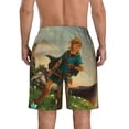 thumbnail image 3 of The Legend Of Zelda Breath of the Wild Men's Beach Shorts Swim Trunks Casual Quick Dry Board Shorts Swimwear Pants with Mesh Lined and Pockets, 3 of 8