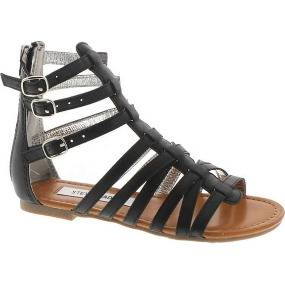 Steve Madden Brand Plato Girls Gladiator Fashion Sandals