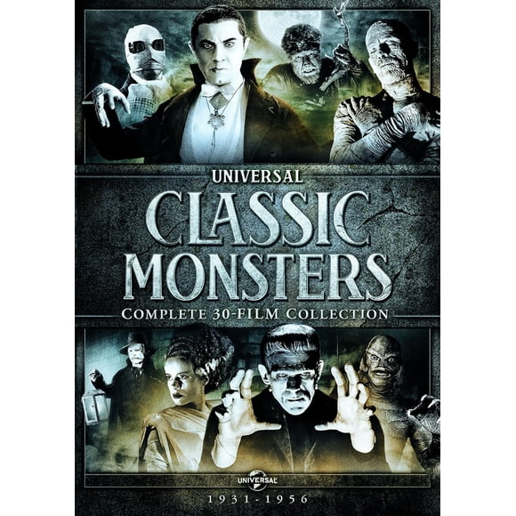 Universal Classic Monsters Collection Complète de 30 Films (DVD) Anglais Seulement