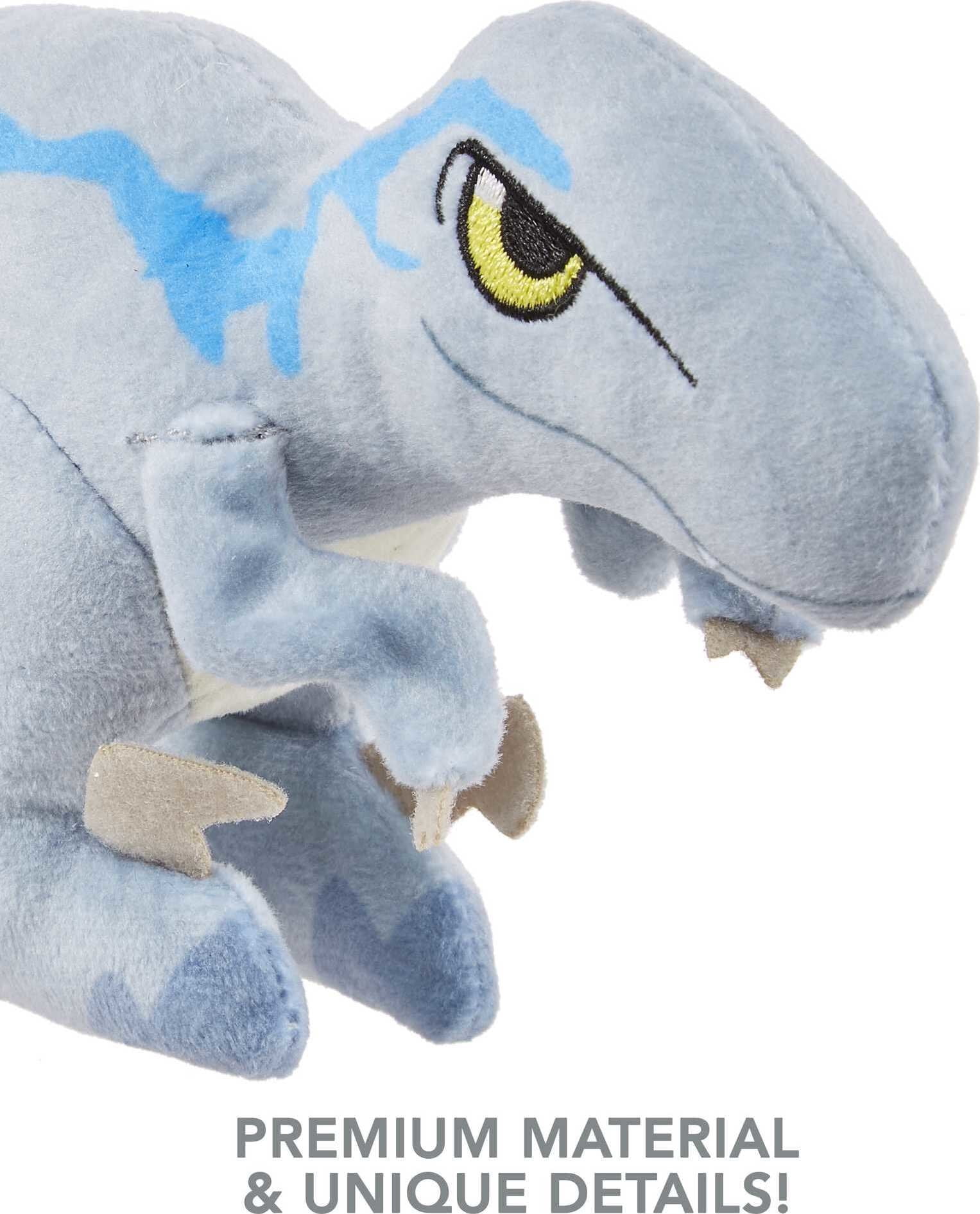 Jurassic World: Dominion Mini Plush 5 in Soft Dinosaur Toys with Sound, Ages 3 Years & Up