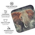 thumbnail image 4 of Balery 4 Pcs Elephant In Smokeleather Coasters Set, Drink Table Cup Coasters For Living Room Kitchen Coffee Decor, 4 of 9