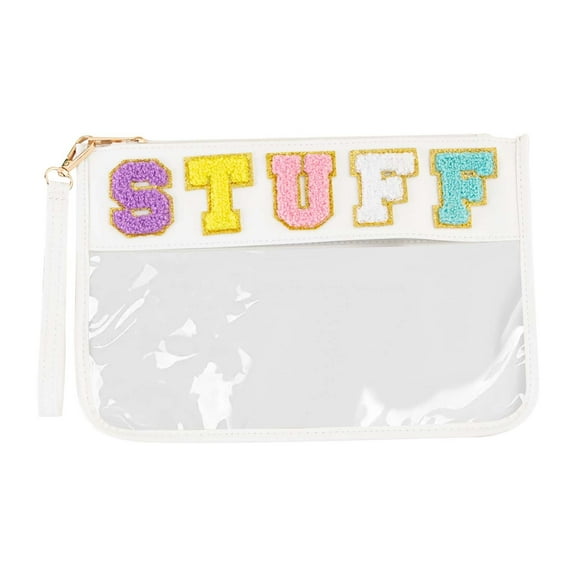 PuSpu Transparent Zipper Bag – Snack Storage & Home Decoration Organizer, Waterproof Portable Toilet Makeup Bag