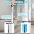 thumbnail image 5 of Disposable Toilet Bowl Brush and Holder Cleaning System with Cleanser-Infused Heads (40 Refills), 5 of 6