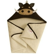 3 SPROUTS HOODED TOWEL - WARTHOG