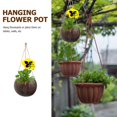 thumbnail image 3 of Hanging Planter Outdoor Indoor Hanging Plant Pot Basket Hanging Flower Pot for Balcony, 3 of 4