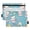 Cartoon Space Cat, variant on Funny Little Crocodile 2 Pack Pencil Pouch for 3 Ring Binder Smooth Zipper Folders with Pockets Clear Window Pencil Case