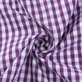 thumbnail image 6 of Bienzoe Boy's Cotton Plaid Roll Up Button Down Sports Shirts Purple/White 3/4, 6 of 9