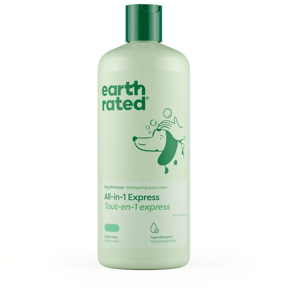 Earth Rated All-in-1 Express Shampoo, All Coat Types, Gentle and Hypoallergenic, Jojoba Aloe Scent