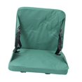 thumbnail image 1 of Cojín portátil para asiento de estadio, silla de suelo, tapete para sentarse, tela Oxford, cojín grueso con respaldo para acampar, eventos deportivos, verde, 1 of 8