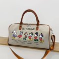 thumbnail image 1 of Disney-Bolso de lona de Mickey Mouse para mujer, bolsa de almacenamiento portátil, bolso de viaje de dibujos animados, de gran capacidad bolso de hombro, bolso de lujo, 1 of 4