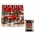 thumbnail image 4 of Christmas Oven Skirts for Stove Holiday Oven Door Cover,Christmas Oven Skirt and Stove Curtain with Ruffle Trim, Farmhouse Oven Skirt Curtain for Xmas Holiday Winter Kitchen Decor, 4 of 4