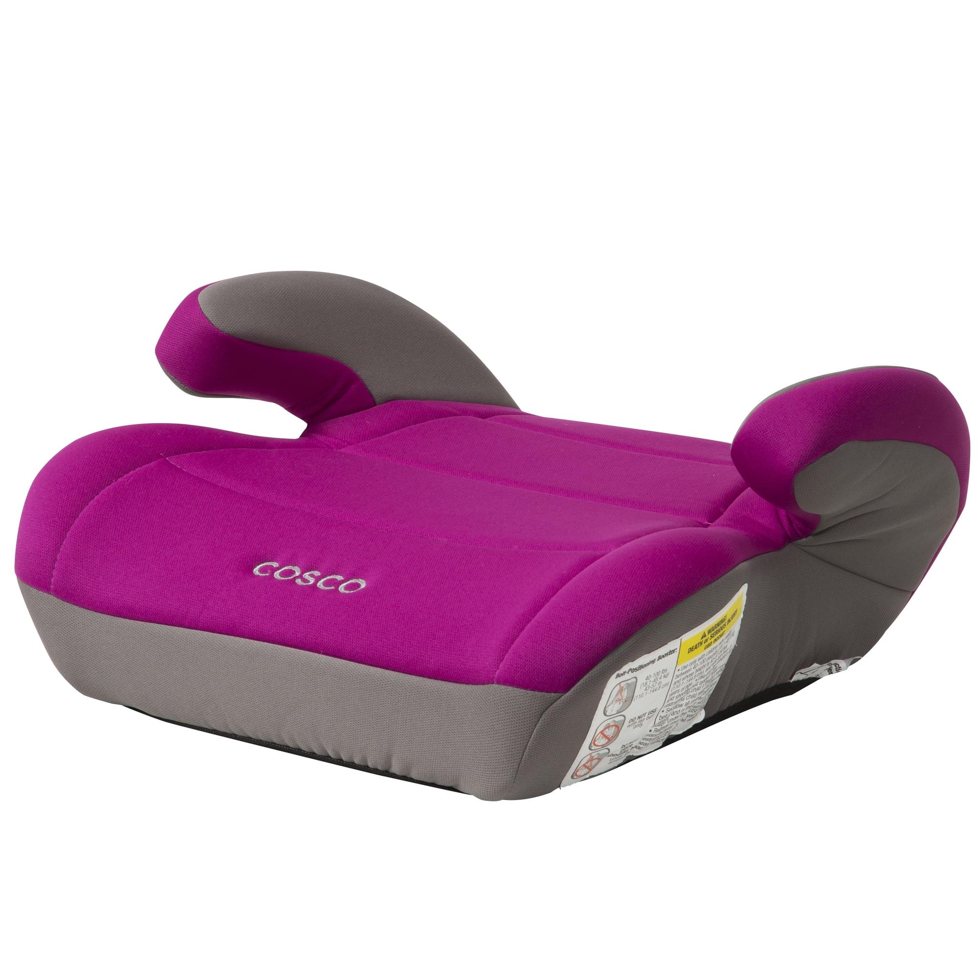 Cosco Kids Topside Booster Car Seat, Magenta, Toddler