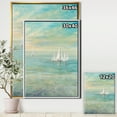 thumbnail image 3 of Designart ' Sunrise Boat II ' Nautical & Coastal Framed Canvas, 3 of 3