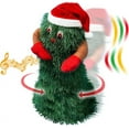 thumbnail image 2 of Electric Christmas Tree Singing and Dancing Christmas Plush Toy, Green Xmas Tree Animated Christmas Decorations Xmas Gifts for Toddlers Kids, 2 of 8
