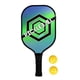 thumbnail image 2 of Pickleball Fibra de carbono Cara Absorción de golpes Cojín de núcleo de panal portátil Agarre cómodo 2 bolas Raqueta para gimnasio Deportes de Hexágono Baoblaze Piedra de Pickleball, 2 of 7