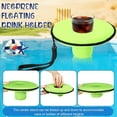 thumbnail image 3 of Lsupdaol 1 Pcs Neoprene Floating Drink Holder Medium Floating Coaster Pool Drink Holder Floating Cooler Float Cup Holder Inflatable Drink Holder for Swimming Pool Party Hot Tub Water Fun, 3 of 6
