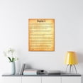 thumbnail image 3 of Scripture Walls Psalm 8 Chapter Gold Bible Canvas Christian Wall Art Ready to Hang Unframed, 3 of 7