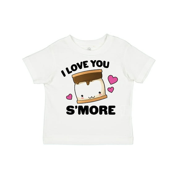 Inktastic Valentines Day I Love You S'more with Pink Hearts Boys or Girls Toddler T-Shirt