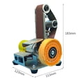 thumbnail image 3 of Multifunctional Desktop Vertical Miniature Mini Electric Belt Machine DIY Polishing Machine Fixed Angle Grinder ,Wide Use, 3 of 7