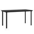 thumbnail image 3 of vidaXL 7 Piece Garden Dining Set with Cushions Brown, 3 of 4