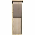 thumbnail image 2 of 8"W x 14"D x 26"H Crestline Rough Sawn Corbel w/Backplate, Douglas Fir, 2 of 9