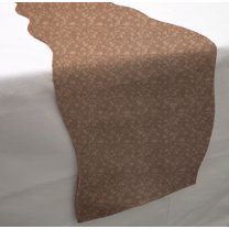 Splatter Table Runner by Penny's Needful Things (6 Feet Long - SCALLOPED) (Chocolate Brown)