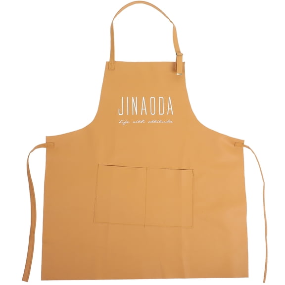 COSMOBETTY 1Pack Leather Waterproof Apron for Housework and Craftsmanship 73.50X63.40X0.10in