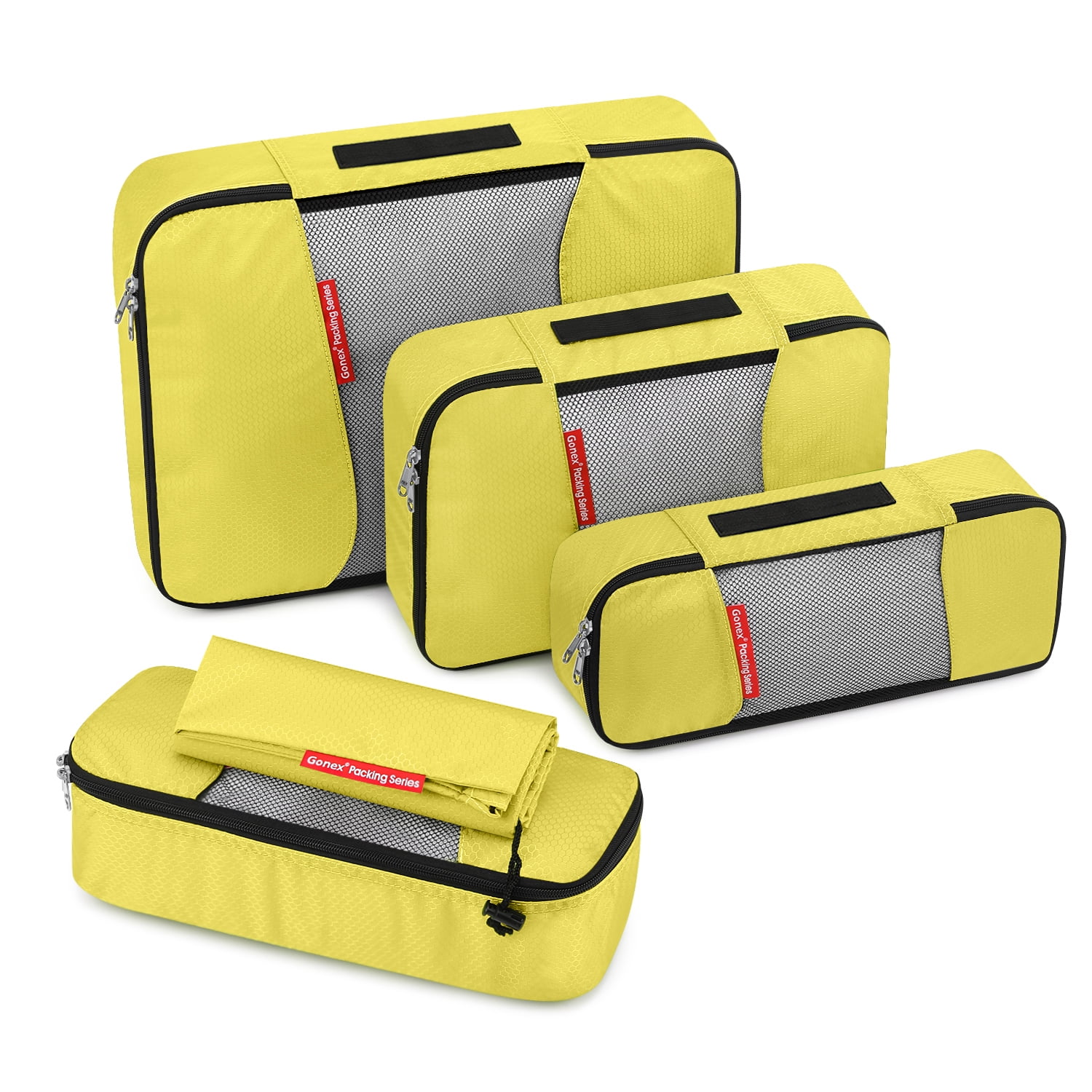 Gonex Gonex Packing Cubes Luggage Travel Organizers L+M+2Slim+Laundry