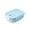 Blue Size 17.1*12.6*5.2 G4, variant on EDHITNR Rectangular Airtight Food Storage Container, 4 Side Buckle Sealed Lid with Vent Tab Leakproof Meal Prep Box, Portable Slim Shape for Student Office Worker Lunch Household Refrigerator Food