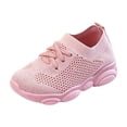 thumbnail image 3 of Domzle Toddler Shoes Baby Walking Sock Shoes Sneakers Boy Girl Barefoot Tennis Shoe Non-Slip Breathable Pink, 3 of 8