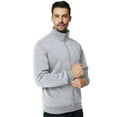 thumbnail image 6 of zejinsd Full Zipper Up Sweatshirts for Men Casual Lightweight Long Sleeve Mock Neck Jackets Warm Outdoor Coat with Pocket, 6 of 7