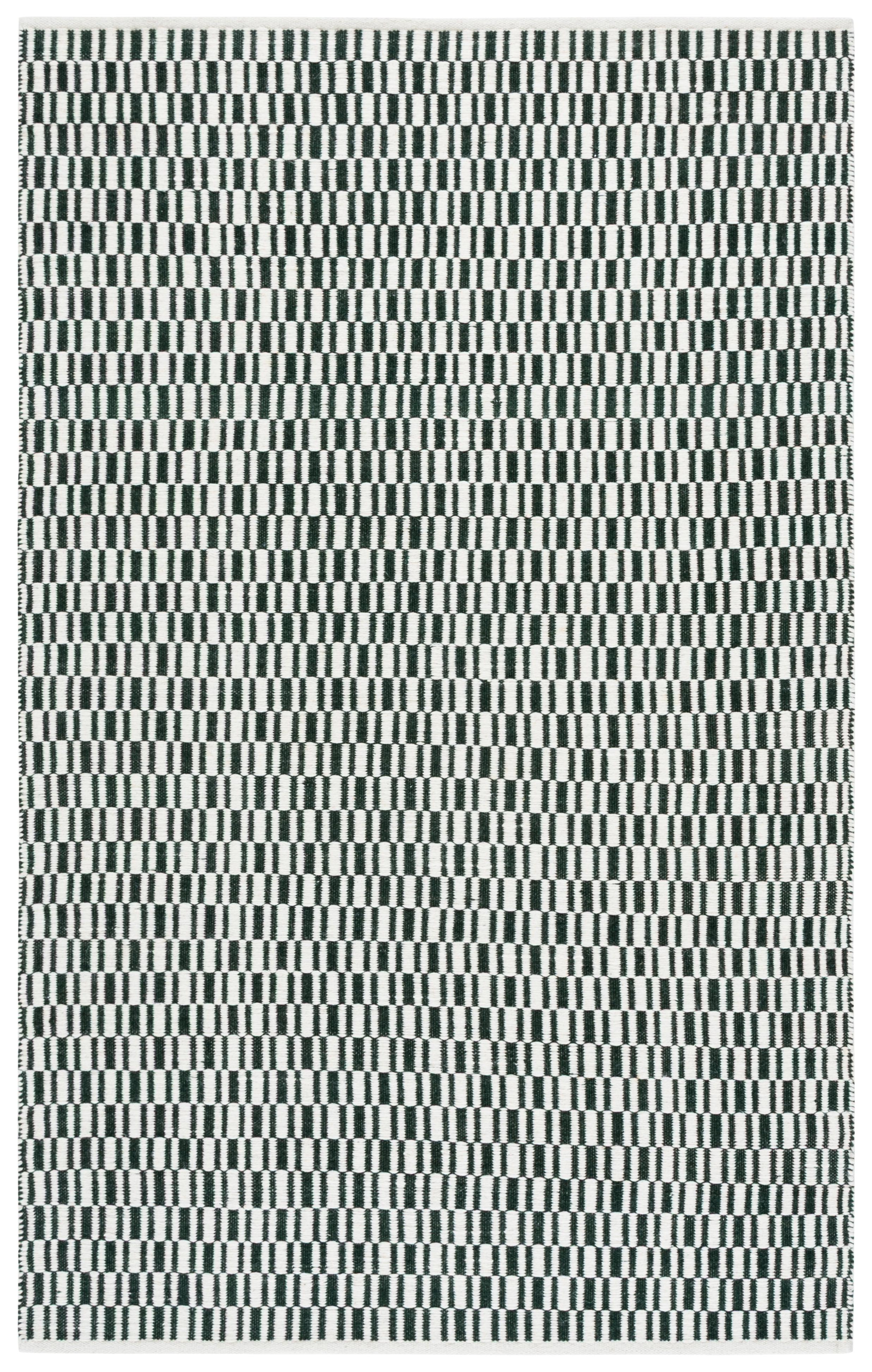Safavieh Vermont Osmond Solid Color Area Rug, Dark Green/Ivory, 3' x 5'