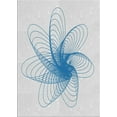 thumbnail image 1 of Ahgly Company Machine Washable Indoor Rectangle Transitional White Smoke Area Rugs, 8' x 10', 1 of 7