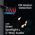 thumbnail image 3 of OSI Wi-Fi Security Spotlight 4MP Bullet Camera Indoor-Outdoor - 6 LED, 2-way talk, Human Ai Detection, Siren, App Notification, Alexa & Google Assistant, Remote View, 3 of 12