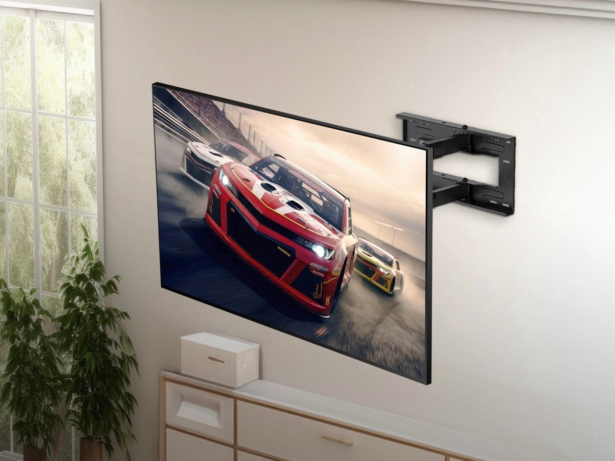 Monoprice Portrait and Landscape 360 Full-Motion Articulating TV Wall Mount for TVs 40in to 75in, Weight Capacity 110 lbs, Extension 3.3in to 31.5in