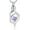 Purple, variant on Cremation Jewelry Infinity Heart Urn Necklace for Ashes for Women Men Inlay Crystal Keepsake Memories Urn Pendant for Human Ashes Holder Heart Urns for Pet