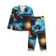 thumbnail image 1 of Balery Adorable Blue Baby Dragon Conjunto de Pijama con Estampado para Mujer, Conjunto de Dos Piezas con Manga Larga, Ropa de Dormir Suave con Bolsillos, Pijamas Cómodos-Large, 1 of 7