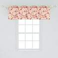 thumbnail image 2 of Ambesonne Rose Window Valance, Romantic Pastel Shade Rose Petals and Buds Pattern with Jumbled and Overlapped Order, Curtain Valance for Kitchen Bedroom Decor with Rod Pocket, 54" X 18", Multicolor, 2 of 3