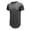 tshirts 12#Grey, variant on T Shirts for Man Curved Hem Crew Neck Short Sleeve Solid Color Stretch Fit Fashion Street Wear Basic Tee Versatile Casual Summer T-Shirt,Grey,XL