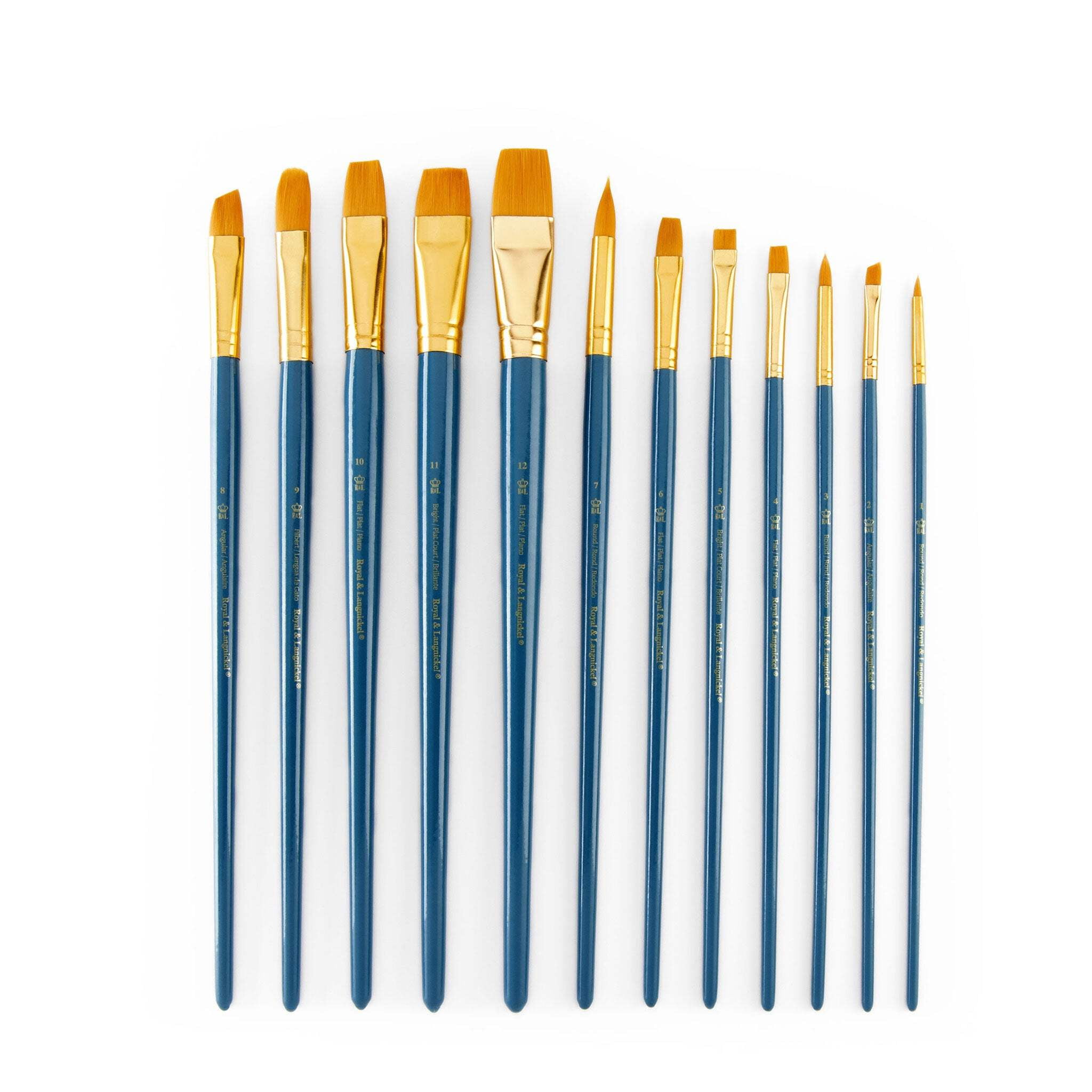 RSET-9313 | 12pc LONG HANDLE GOLD TAKLON