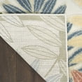 thumbnail image 3 of Nourison Home Aloha 5'3" x 7'5" Ivory Rose Modern Rug, 3 of 9