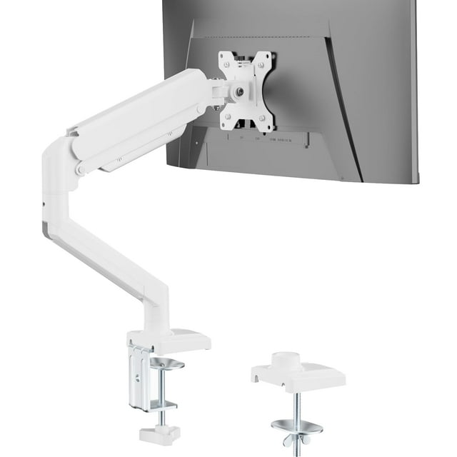 Soporte de brazo para monitor WALI GSMP001W para 17-32 pulgadas, blanco