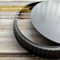 thumbnail image 5 of 11 & 9 Inch Round Tart Pans with 2Pcs 4'' Mini Pans. Removable Bottom, Non-Stick Coating, Rugged Carbon Steel for Tart Quiche Pie Making. Gift for Christmas Thanksgiving Party Festival Family, 5 of 5